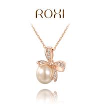 Bowknot Pearl Pendant Necklace